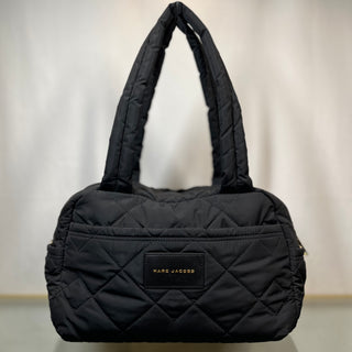 MARC JACOBS Puffer Quilted  Black Tote