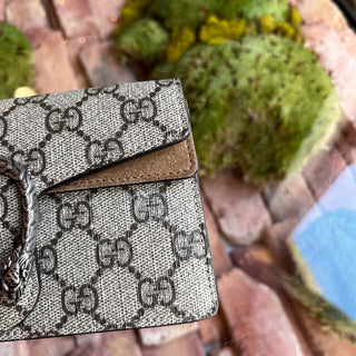 GUCCI Super Mini Dionysus Supreme Canvas Crossbody Bag