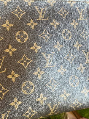 LV Leather Fabric Blue Blue Louis Vuitton Leather Fabric