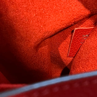 LOUIS VUITTON MyLockMe Chain BB Red Leather Crossbody bag