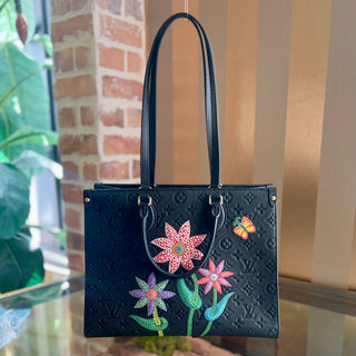 LOUIS VUITTON OnTheGo MM Yayoi Black Empriente