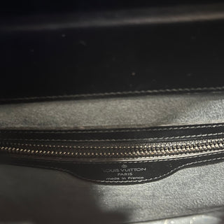 LOUIS VUITTON Verseau Black Epi Leather Shoulder Bag