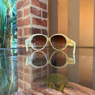GUCCI GG 2927/S/STRASS Beige Acetate Round Sunglasses