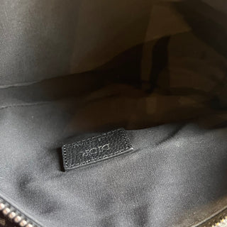 DIOR Saddle Bag Beige Black Dior Oblique Jacquard Crossbody Bag
