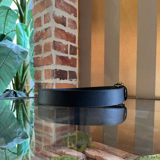 GUCCI Multicolor Crystal Marmont Black Leather Belt 80/32 (US 26)
