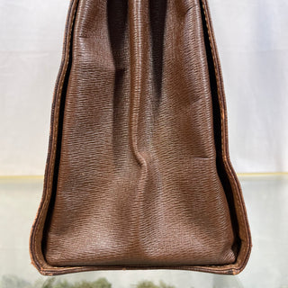 BURBERRY Vintage Haymarket Check Shadow Horse Brown Tote