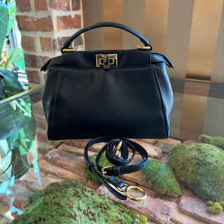 FENDI Black Mini Peekaboo