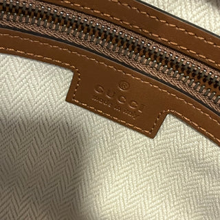 GUCCI Beige GG Supreme Monogram Mini Camera Crossbody