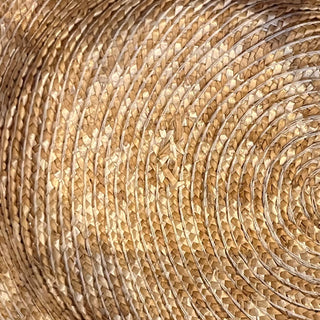 GUCCI Raffia Web Stripe Fedora Hat SZ 57 (M)