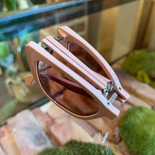 FENDI FE400891 Folding Cat- Eye Pink Sunglasses