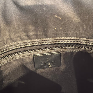 GUCCI Black GG Coated Canvas Medium Messenger Bag