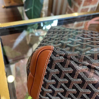 GOYARD Artois PM Black Gold Goyardine Tote