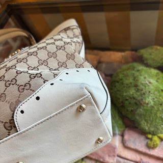 GUCCI Beige GG Canvas Tote Bag