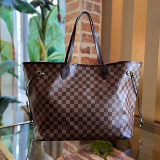LOUIS VUITTON Neverfull GM Damier Ebene Canvas Tote Bag