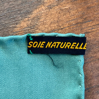 HERMES Set Green Pocket Square