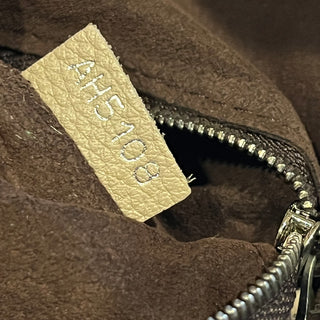 LOUIS VUITTON Babylone Chain BB Galet Monogram Mahina Leather Tote Bag