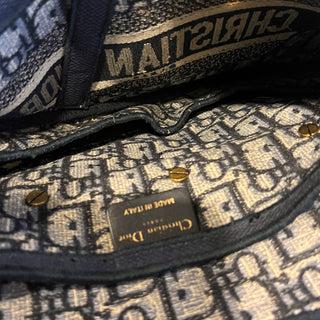 CHRISTIAN DIOR Saddle Dior Oblique Embroidery Shoulder Bag