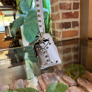 VALENTINO GARAVANI Mini Rockstud Pink Smooth Leather Crossbody Bag