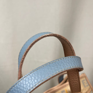 FENDI Zucchino Pastel Cipria Small Shopping Tote