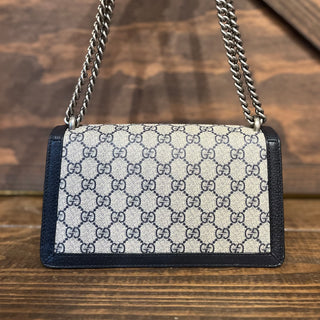 GUCCI Dionysus Medium GG Supreme Monogram Textured Dollar Calfskin Shoulder Bag