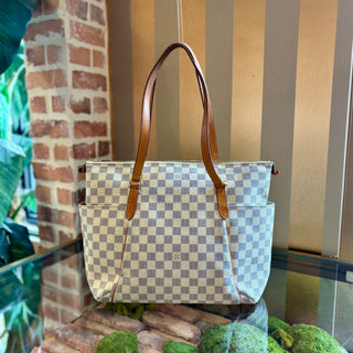 LOUIS VUITTON Damier Azur Totally MM