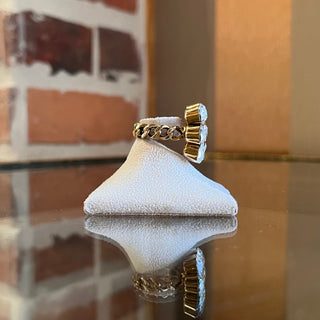 GUCCI GG Crystal Marmont Ring SZ S
