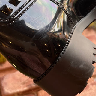 VALENTINO Black Rockstud Rainboot SZ 39 (US 9)