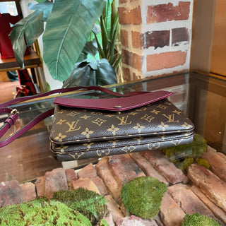 LOUIS VUITTON Twice Monogram Canvas Crossbody