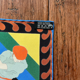 HERMES Pilotari 90CM Mulitcolor Silk Scarf