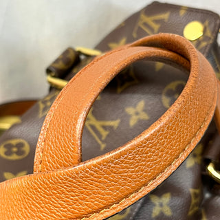 LOUIS VUITTON Manhattan NM Brown Monogram Canvas Top Handle Bag