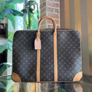 LOUIS VUITTON Sirius 50 Brown Monogram Canvas Soft Suitcase