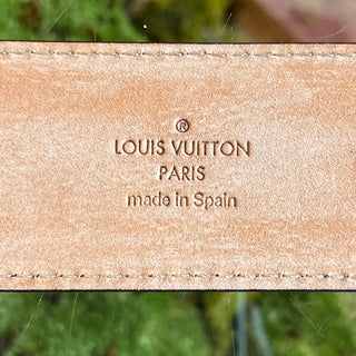 LOUIS VUITTON LV Monogram Canvas Belt SZ 85/34