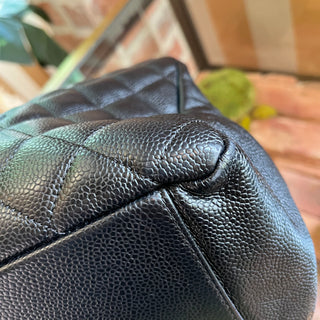 CHANEL Grand Shopping Tote (GST) Black Caviar Quilted Leather