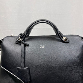 FENDI "By the Way" Medium Black Boston Bag