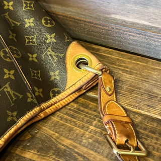 LOUIS VUITTON Galliera PM Brown Monogram Canvas Hobo Bag