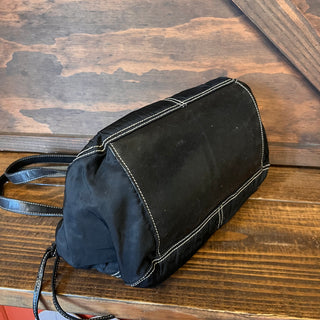 PRADA Black Nylon Multipocket Shoulder Bag