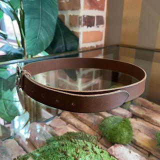 GUCCI Marmont Brown Raw Leather Belt  Sz 65/31