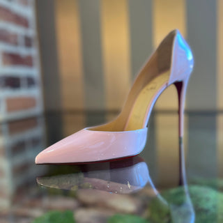 CHRISTIAN LOUBOUTIN Iriza 100 Patent Leather Pink Pumps SZ 39.5 (US 9.5)