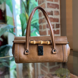 GUCCI Bamboo Ballet Brown Shoulder Bag
