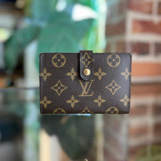 LOUIS VUITTON French Brown Monogram Canvas Wallet