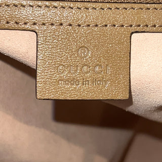 GUCCI Dahlia Medium Khaki Calfskin Tote Bag