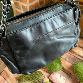 CHANEL Rock and Chic Black Lambskin Shoulder Bag