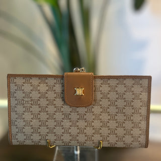 CELINE Vintage Macadam French Purse