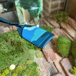 HERMÈS Endless Road Bleu de Prusse Togo, Swift & Clemence Calfskin Leather Luggage Tag