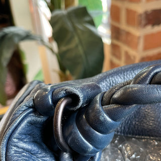 BOTTEGA VENETA Cocker Intrecciato-Trimmed Cervo Leather Hobo Bag