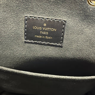 LOUIS VUITTON Montsouris Black Monogram Empreinte Leather Backpack