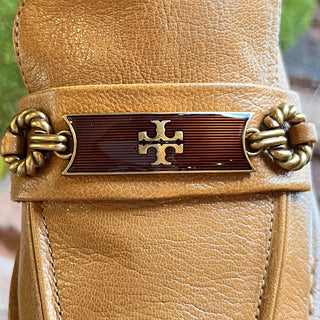 TORY BURCH Caramel Corn Perrine Loafers SZ 7.5