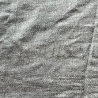 LOUIS VUITTON Gray Chale Voyage Cashmere Shawl