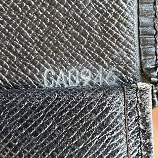 LOUIS VUITTON Elise Black Epi Leather Wallet