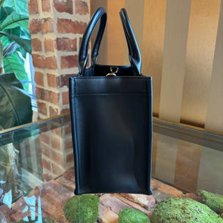 DIOR Small Black Macrocannage Book Tote